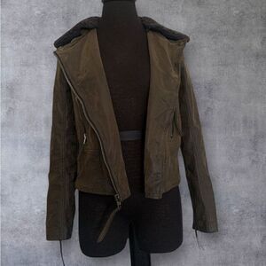 Abercrombie & Fitch Vegan Suede Jacket